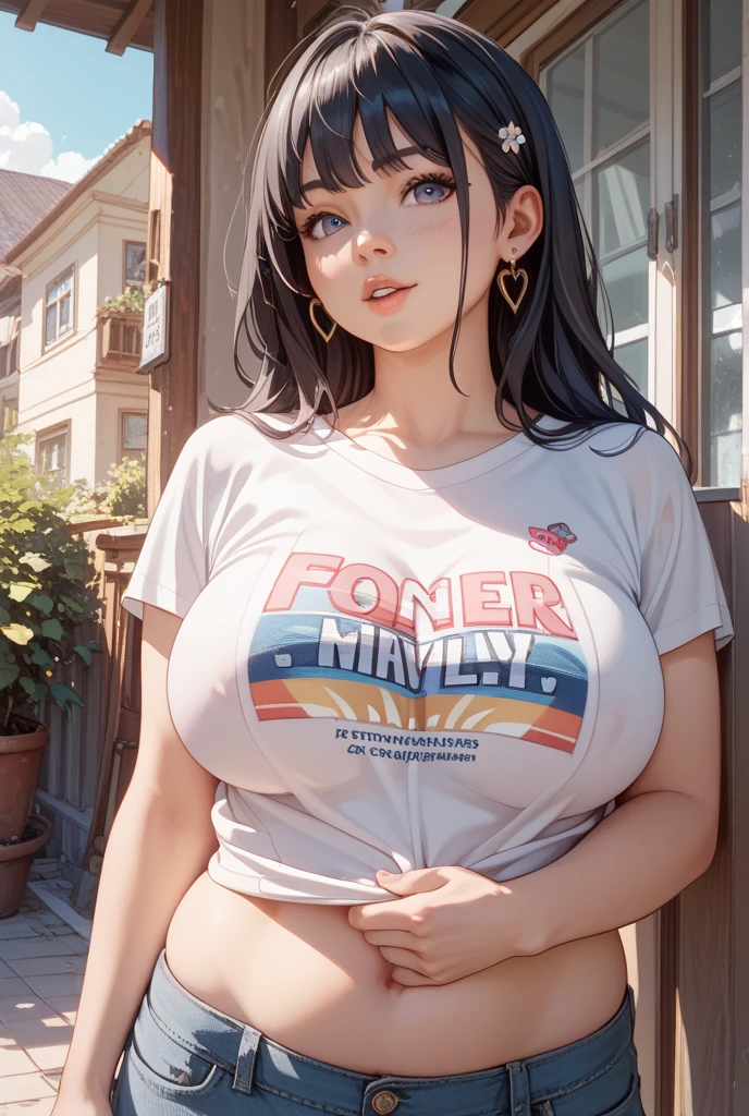 ((((Beautiful 35_year_old japanese_woman with brown_hair and kitsune_fox_ears)))), (((standing_straight))), (((japanese_country_side))), ((((wearing long_skirt with white_button_up_top)))), (((buttons_stretched))), ((full_body_photo)), ((((tube_shaped_breasts))), (((breasts_curved_upwards))), ((((((hyper_long_length_breasts)))))), ((((nipples_poking_upward)))), (((errect_nipples))), (((firm_breasts))), (((breasts_curved_outward from chest))), ((((pointy_breasts)))), (perfect_face), ((((narrow_breasts)))), (((curved_outward_nipples))), (((cylinder_shaped_breasts))), ((((breasts set far apart from each other)))), (((breasts_curving_up_to_sky))), ((smooth_skin)), (perfect_fingers), ((((oblong_breasts)))), (((beautiful_nipples))), ((perfect_fingers)), ((better_eyes)), (bright_sunlight), ((beautiful_face)), ((feminine_face)), (grassy_plain and cumulus_clouds with mount_fuji in distance and sakura_flowers), (((perfect_nipples))), ((perfect_body)), (((perfect_hands))), (((best_quality))), ((((perfect_fabric)))), (((best_quality)))
