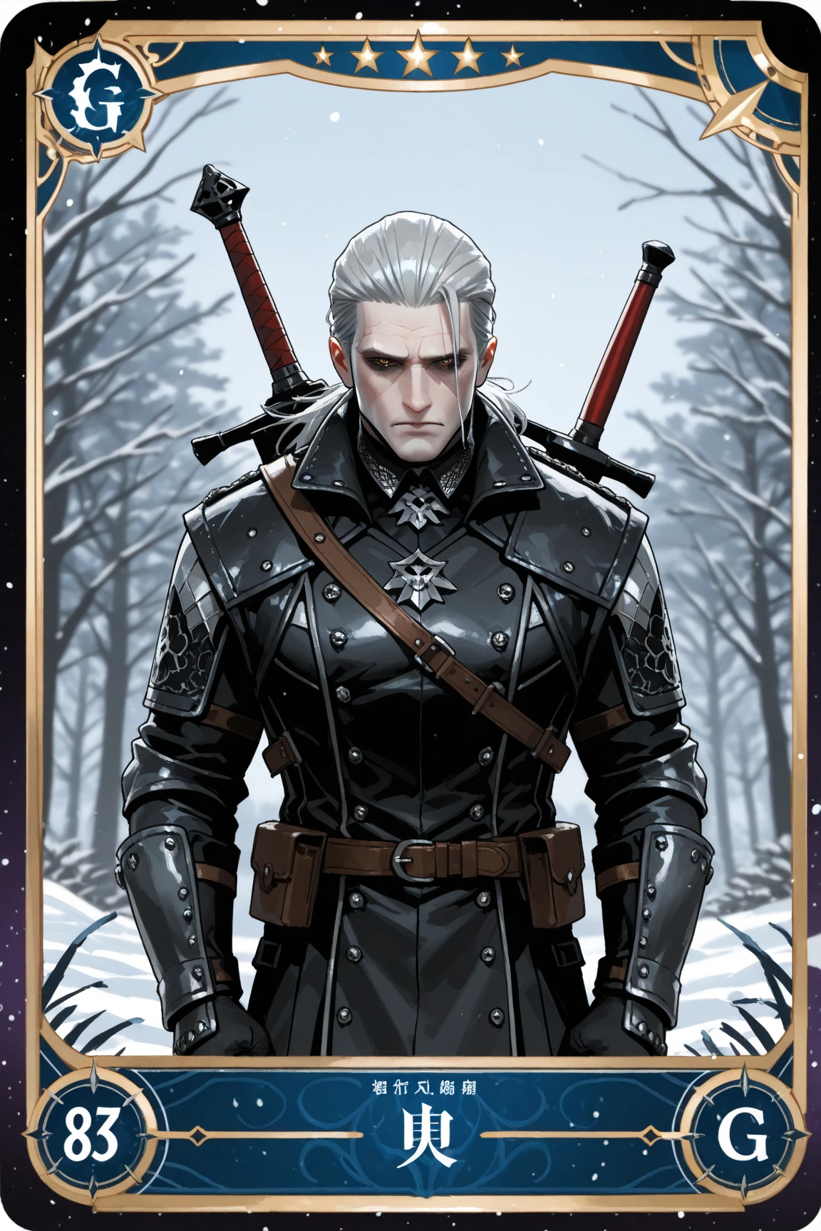 Geralt trading card (W3Geralt).