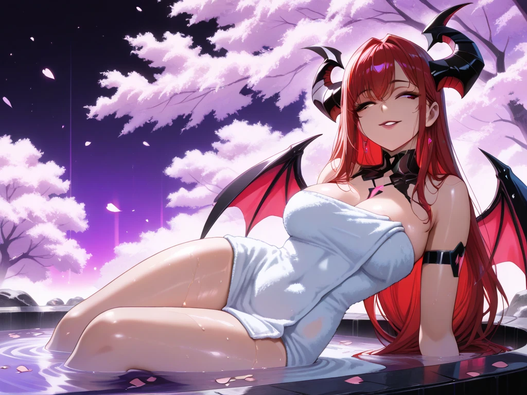 A sexy demon girl with glowing yellow eyes and red skin crouching, wearing a tiny bikini, highly detailed, ultra-realistic, 8k, photorealistic, masterpiece, cinematic lighting, dramatic colors, chiaroscuro, dark fantasy, dramatic pose, intricate details, evil smile