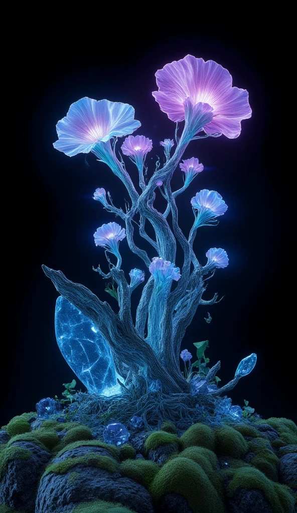 a surreal Bioluminescent, very very very cute Silene in a happy world by Daniel Merriam, Trending on Artstation, oil on Canvas by Elena Zhurikhina and Goro Fujita and Charlie Bowater, octane render, 4k, 8k, HD