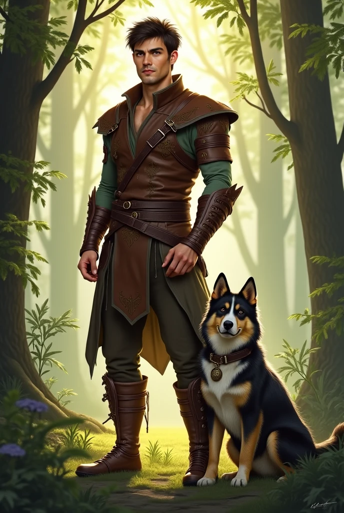 Fairy tale Ivan Tsarevich and the gray wolf, artstation, super detailed, Full frame, Difficult, digital painting, cinematic 4D rendering, rich 3D rendering, natural environment, 8k, hd, high definition, detailed, ultra high definition, masterpiece, premium photography, depth of field, photorealism, highly detailed, art trend, CGsociety trend, intricate, Midjourney v5