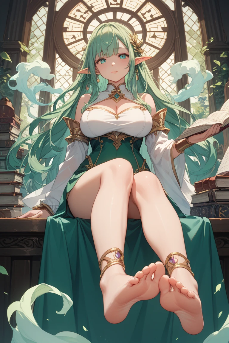 Anton Pieck, Saul Steinberg, Coby Whitmore, animesque　wondrous　strange　Whimsical　surreal　fanciful　Sci-Fi Fantasy　a beauty girl　Qiankun and Sub　Land of pulleys　Merchant and Alchemist's Gate Hyperdetailed High Definition High Resolution High Quality Masterpiece Huge breasts large ass scanty clothes Close up
