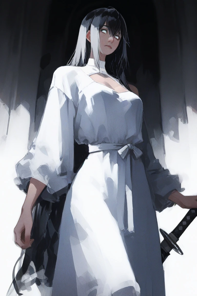 bandaged body,visible eyes,medical wrapping,wrapping strips,secured bandages,mummy-like appearance,modest,protective covering,eerie atmosphere,expressionless eyes,bound limbs,cocooned figure,unseen wounds,partial visibility,shrouded identity,concealed emotions,darkened background,monochrome color scheme,hushed tones,subtle shadows,diffused lighting,distorted perspective,abstract composition,dramatic texture,meticulous details,photo-realistic rendering,impeccable quality