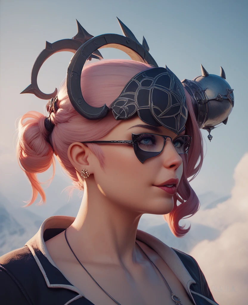 2b, Double vision. A view from the back and the other from the front.