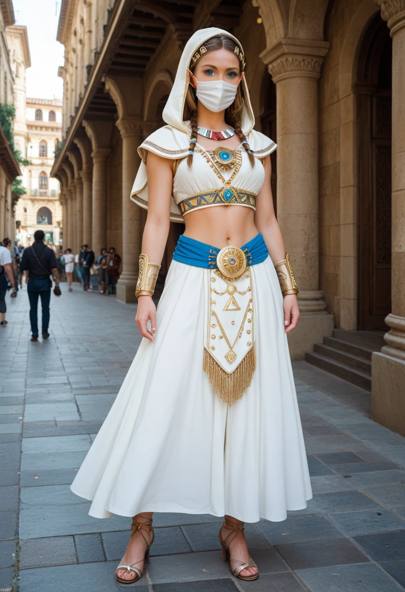 Beautiful woman in a random situation and place, sexy, thin, random color hair, random color eyes, large tits, wearing beautiful exotic gown and expensive jewelry, very happy, (full body:1.5), (Basque radical Rock:1.6), hyperrealistic, 8k, vibrant colors, sharp crisp image