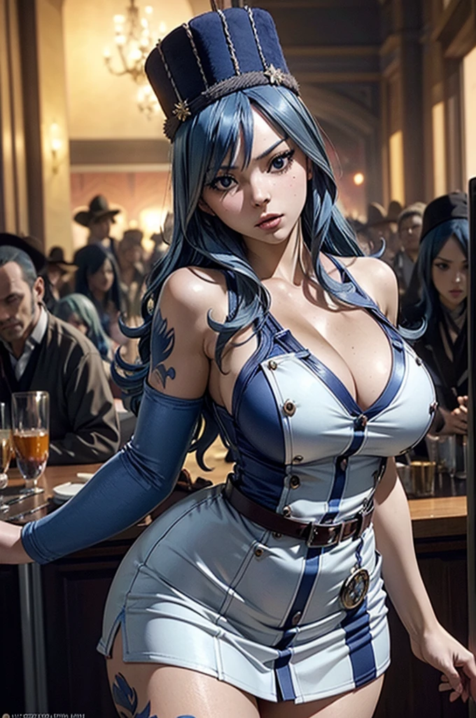 anime girl with blue hair wearing a straw hat and a blue dress, artwork in the style of guweiz, beautiful anime portrait, guweiz, beautiful anime girl, beautiful anime style, anime girl with teal hair, anime style. 8k, in the art style of bowater, beautiful digital illustration, beautiful character painting, stunning anime face portrait