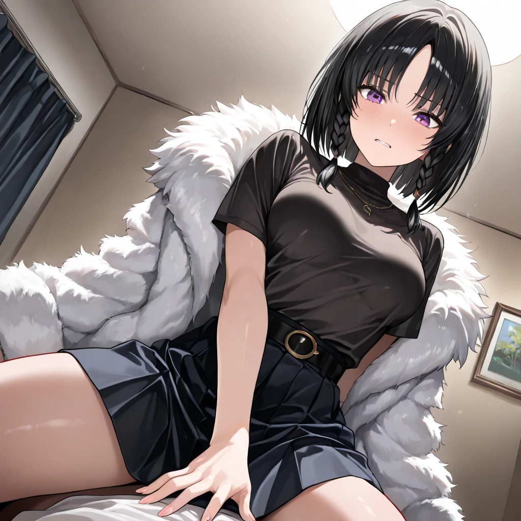 (((pixel perfect, Perfect in every detail))), alone, 1 girl, Fubuki, fur coat, collared dress, clavicle, necklace, looking at the viewer, 1girl,masterpiece, expensive quality, very_expensive_solve, big_file size, full color,(completely nude:1.2),pussy,niplles,(vaginal sex:1.2),(toddler:1.6),(chibi:1.3),(flat chest:1.5),