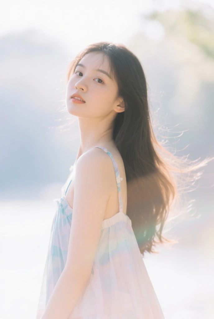 (masterpiece, highest quality:1.4), Award-winning portraits, 8k, 85mm, alone, Beautiful Face, Delicate girl,  (Cheerleader、On the grass), Sophisticated, cute, 15 years old, RAW Photos, Confused, High resolution, Sharp focus, Background Blur、(((flat  、thin and delicate body、Childish atmosphere)))、Glossy short bob、Mole on the left cheek、 Dark blue eyes、the skirt is swaying in the wind、Hair swaying in the wind、sexy、flexible legs、naked、Angle shot from below