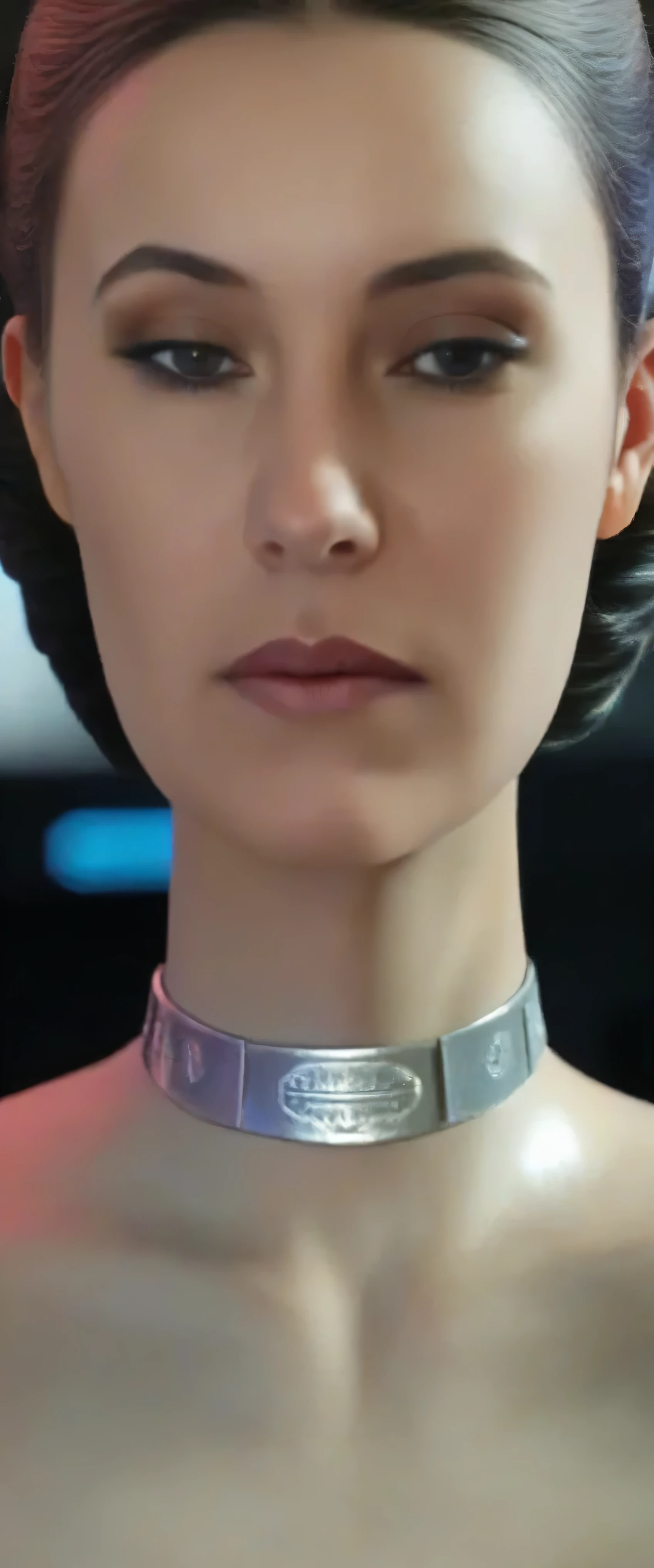 Princess Leia in Galactic_porn_photo_shoot,rating_explicit