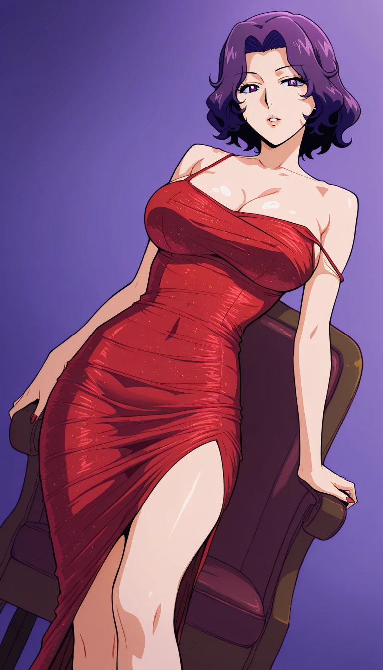 (masterpiece, best quality:1.2),((photoreal:1.1)),perfect anatomy,((solo:1.5)), ((alone:1.4)),Haman Karn,detailed hair,sidelocks,((dark pink hair:1.3)), (1 middle age woman:1.5)),((1 MILF:1.4)),perfect eyes, ((looking at viewer:1.4)),((horizontal angle)),((view from the front:1.4)),((straight-on:1.4)),shooting from front,lighting from front,((small breasts:1.3)),((Piutuary small breasts:1.2)),(muscular),((do not hide your crotch:1.4)),((cod lips)),((squatting:1.3)),((spreading your legs wide:1.3)),(holding your head high),((hands on hip bone:1.4)),delicate and beautiful,((bare legs:1.4)),((bare arm)),((bare shoulders)),BREAK ((turquoise long dress:1.2)),high heel,halterneck dress,sleeveless dress