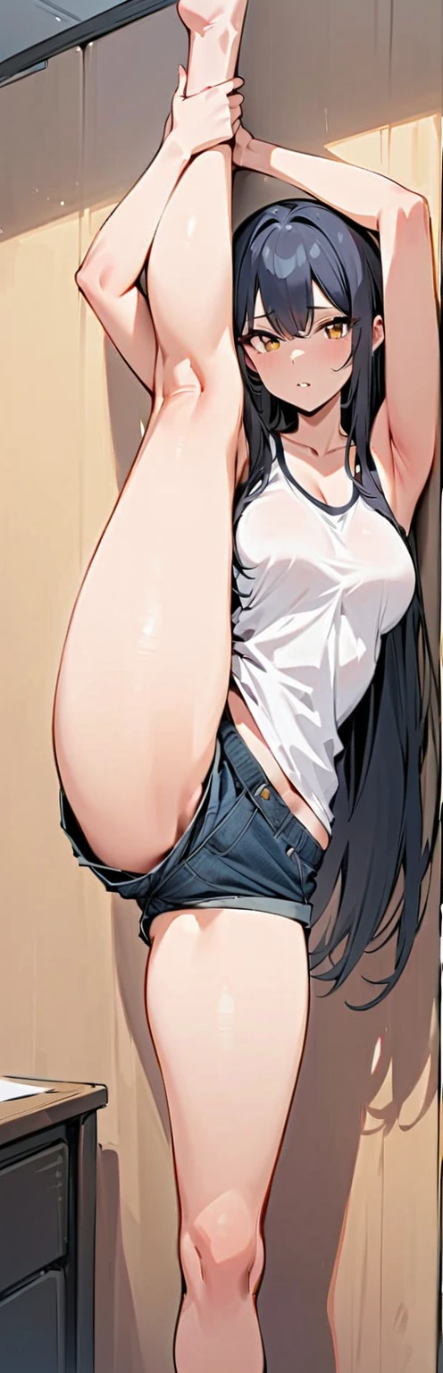 (masterpiece:1.2), Hyper Detail, Highest quality, (Complex_detailed:1.1), Beautiful details, Beautiful Hair, alone,One girl,alone,Roxy Migurdia, Witch Hat, Blue twin braids,Brown cape, shirt,((shirt half off shoulder)),shoulder,Upper Body,Hand holding a cape, sweating,Heavy breathing,vapor,blush,((Open Cape)),greasy shoulder,Half-closed eyes,((From below)),Look down,Reverse hair,Underarm,greasy Underarm, shoulder focus,
