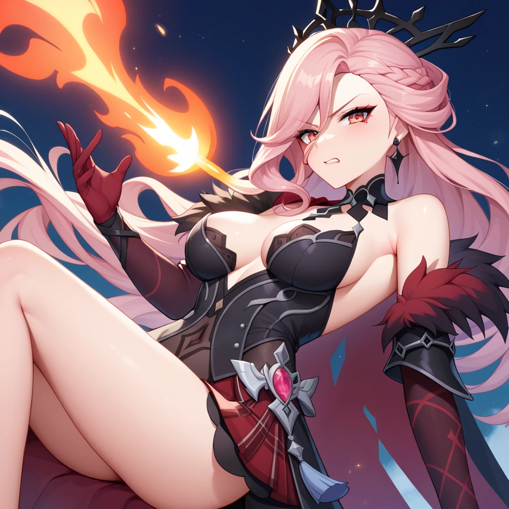 ((Highly accurate drawing in every detail)Extremely precise depiction)[High resolution],(detailed illustrations,とてもfineで緻密な描画,Delicate drawn lines with tempo,Realistic texture expression),[color traced main line],digital data hell[explosive flame[magma]],(([fallen Angel]lion girl)BEASTGirl(beautiful girl)[[big eyes(deep ruby iris:1.8)]])[13 years old](blue gray skin:1.6)((muscular))((redhead:1.4)mane of burning flame)[very thin chest[pointed nipples]],[During orgasm](humidity[Trance])natural eros (gravure),[ideal eros],(Fine and beautiful skin expression [transparency]),((Precisely drawn eyes))[完璧な目のdetailed((Beautiful eyes like jewels)Iris drawn in precise detail)[clearly drawn pupils]],[eye light[Pinpoint lighting for the eyes]],[long and beautiful eyelashes],[precisely drawn hair [美しく艷やかな髪のdetailed]],(完璧な手のdetailed [Beautiful fingers with no damage [beautiful nails]]),(perfect anatomy(perfectly balanced proportions))[[full body portrait]],[ideal color coordination(Accurate simulation of light and material interactions)],(HighQuality,High resolution,(detailed,高fine)),[[soft ambient light]],[realistic],[Visual art that tells a story] [[full body portrait]][[watercolor style coloring]][Colorful],((highest quality)fine[[High density drawing]])(4K quality).