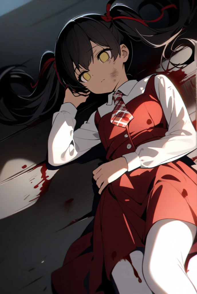 Yorbraia, Yor Briar, Black Hair, (Red eyes:1.5), Earrings, gold hair band, hair band, Long Hair, Side Lock, (Medium chest:1.2), Shadowed face,Hooded,Cover your mouth with a black scarf,strict,black Ninja uniform,Ninja,black Ninja pants,short boots,Action pose,Overlooking the city from the roof of the building,moon,moon明かり,night,moon光,whole bodyがイラストに入るように,Psychopath horror、Bloody、blood droplets,murder scene, Serial killer, Covered in blood　　　　　　　　　　　　　　　 break looking at viewer, whole body, 　　　　　　　　break outdoors ,Medieval European-style building, 　　　break (masterpiece:1.2), Highest quality, High resolution, unity 8k wallpaper, (shape:0.8), (Beautiful and beautiful eyes:1.6), Highly detailed face, Perfect lighting, Extremely detailed CG, (Perfect hands, Perfect Anatomy),