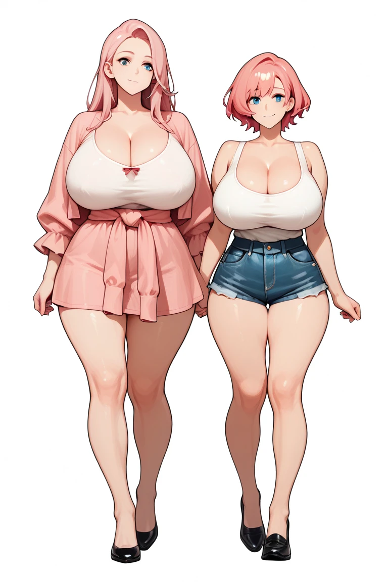 Size comparison:1.2, 5girls, 4girls, multiple girls, futanari:1.2, lineup, huge breasts, large breasts, small breasts, height difference, hyperpenis, flaccid, side view, completely nude, huge penis, large penis, small penis, penis size difference, multiple penises:1.3, size chart:1.7, age difference, loli, mature female, oppai loli, futa with futa, best quality, masterpiece, classroom