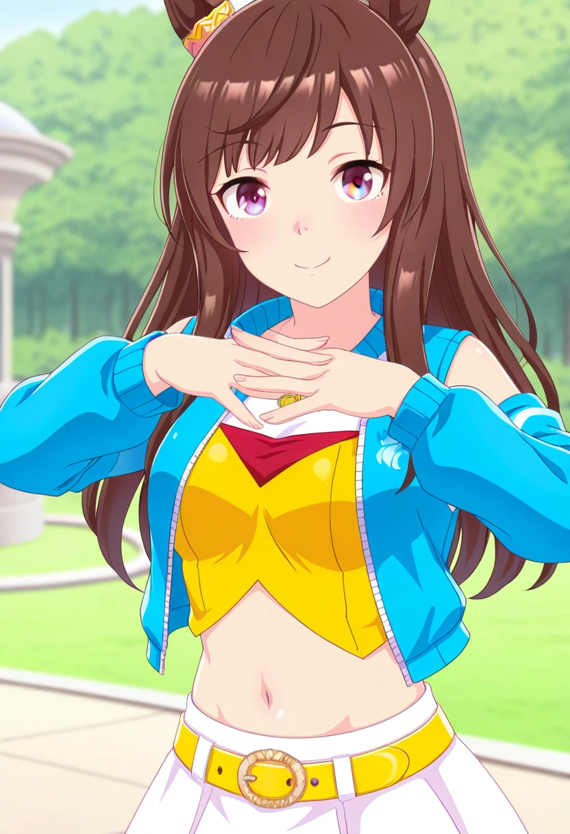 , tall, tall, The upper body is not wearing anything, The upper body is not wearing anything, The upper body is not wearing anything, Small breasts, Small breasts, Small breasts, Hijiri Ageha, brown hair, long hair, purple eyes,
pink shirt, off-shoulder shirt, puffy short sleeves, denim shorts, topless, topless, topless, Nipples are visible, Nipples are visible, Nipples are visible, Large nipples, garden, tall, tall, The upper body is not wearing anything, The upper body is not wearing anything, The upper body is not wearing anything, Small breasts, Small breasts, Small breasts, high quality, high detail, beautiful, 8K, Detailed face, Detailed nipples,