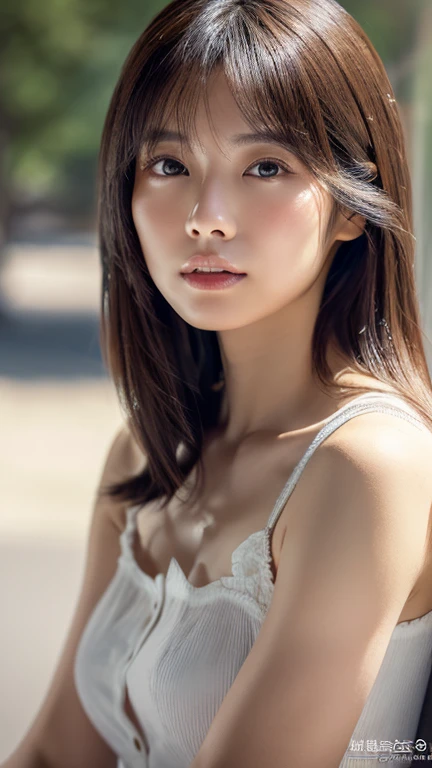  (photo Realistic:1.4), (hyper Realistic:1.4), (Realistic:1.3), (Smoother lighting:1.05), (Improving the lighting quality of movies:0.9), 32k, One girl,20 year old girl, Realistic lighting, Backlight, Light on the face, Ray-tracing, (Bright light:1.2), (Improvement of quality:1.4), (Highest quality real texture skins:1.4), Detailed drawn eyes, Detailed painted face, Quality Eyes, (Tired, sleepy and satisfied:0.0), Face close-up, See-through lace bra, (Enhance the mood of your body line:1.1), (Enhances the beauty of skin texture:1.1)、Lip gloss、Wedding dress