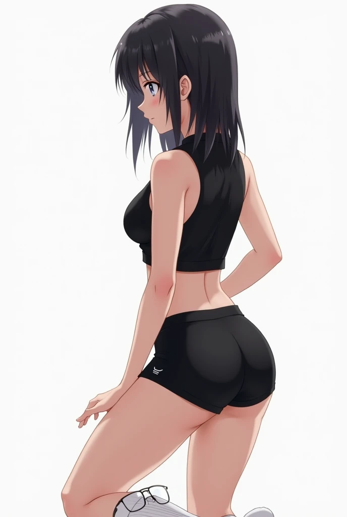 Hinata from Naruto showing her ass