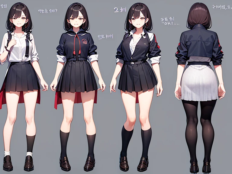 paper doll a close up of a woman in a black spandex shorts and a bra, a hyperrealistic schoolgirl, hyperrealistic schoolgirl, magical school student uniform, realistic clothing, realistic schoolgirl, kantai collection style, jk uniform, magic school uniform, realistic anime 3 d style, girls frontline style, school uniform, realistically rendered clothing, beautiful anime high school girl, style anime
