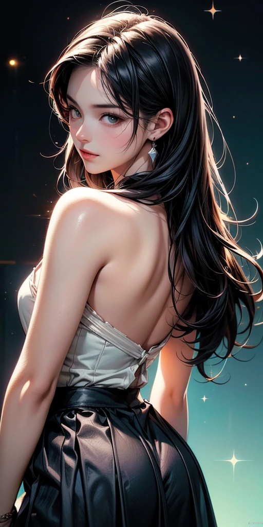 ((masterpiece, top quality, super definition, high definition)), solo, beautiful girl, shining eyes, perfect eyes, 15 years old, five fingers on the hand, bikini, silver theme,
