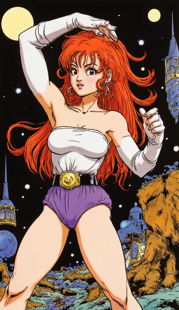 A ultra detailed portrait of a sailor moon bodybuilder big ass seminude microbikini from behind 1girl smiling, color digital painting, highly detailed, digital painting, artstation, intricate, sharp focus, warm lighting, attractive, high quality, masterpiece, award-winning art, art by Yoshitaka Amano, and Brian Froud, trending on artstation, trending on deviantart, Anime Key Visual, anime coloring, (anime screencap:1.2),(Graphic Novel),(style of anime:1.3), trending on CGSociety
