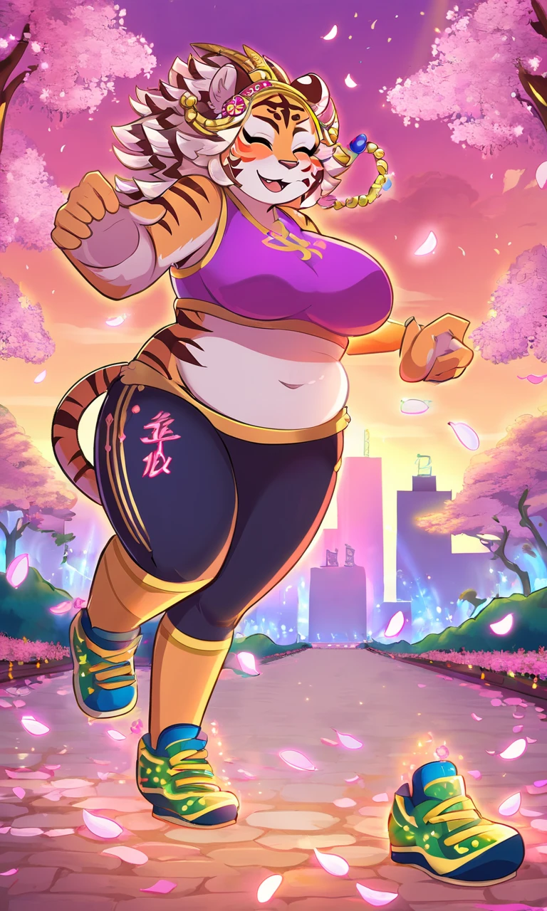 (by darkgem, by boosterpang, by duase,), solo focus, solo, 1boy, male, lion boy, cute, girly, femboy, twink, short boy, looking at viewer, smiling, happy, athletic figure, (hyper hips:1.3), (huge bulge), bulgeJ8, penis outline, large balls, long hair, detailed eyes, pretty eyes, lust, masterpiece, best quality, lycra shorts, white tank top, nipple outline, pink sneakers, standing upright, photorealistic, hyperrealistic, ultradetailed, detailed background, photo background, digital drawing (artwork), girly, outside, cityscape, (giant:1.8), (macro:1.6), (crowded:1.4), (figures in background), looking at viewer, stretching, (tail), gts, walking down street,