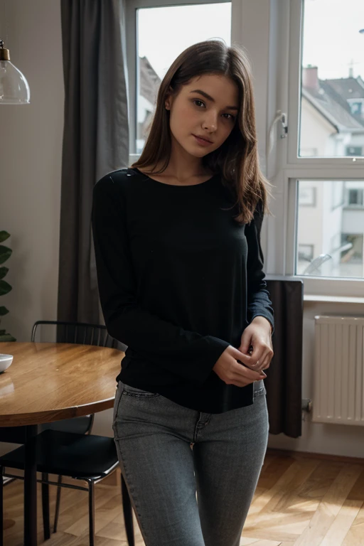 Fille de 22 ans blonde en tenue moulante 