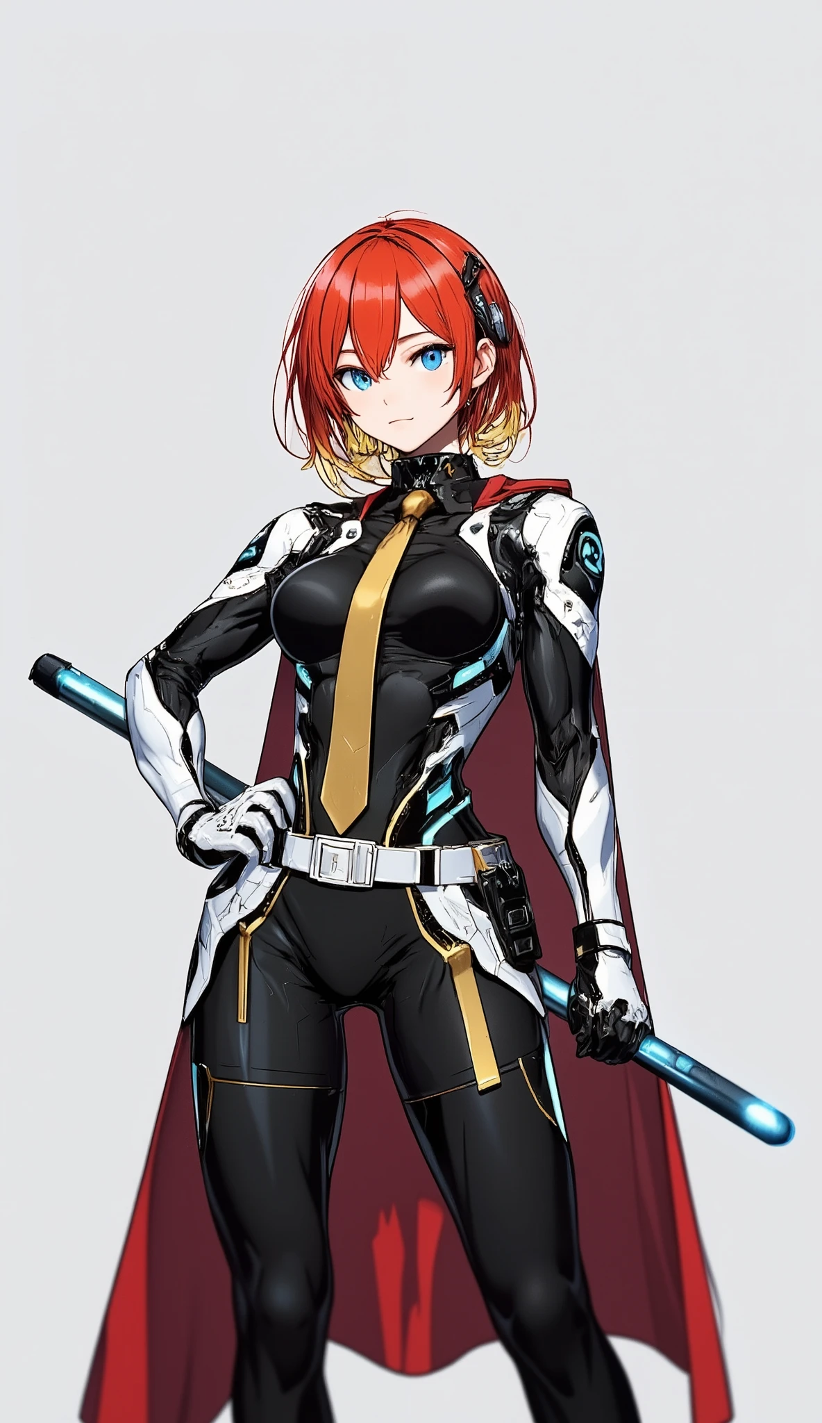 anime style digital painting, xenogears official art, (full body:1.2), 1boy, man, bishounen, solo, [:epic costume design,:0.2] berserker, chinese, bright bisque hair, (solid:1.3) build<lora:EnvyStarlightXenogearsStyle01:1>
