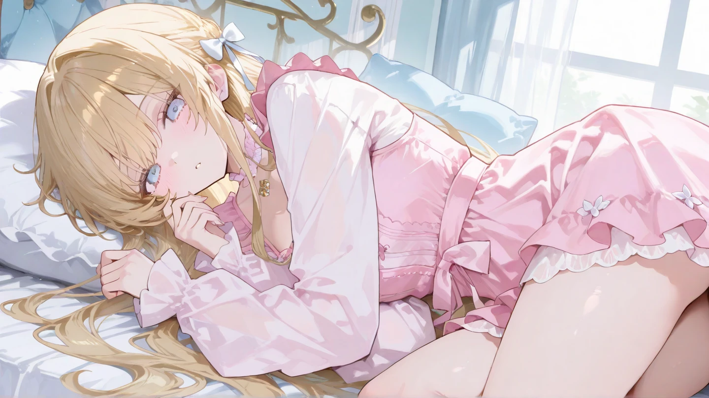 photo realistic, (masterpiece,best quality:1.4),(8k,raw photo,photo realistic:1.2), detailed skin,detailed face,(1boy and 1girl,having fuck:1.8),hug from behind, 1girl,Japanese idol,cute face, , Not Safe for Work, Pink Underwear, (((NO Panties))), ((Open twat))), anus, happy, medium bob, underwear on the floor grasping one's panties, blonde hair, ((wavy hair)),((pretty fingers)),((beautiful feet)),Little Girlgs, twat, ((frilled legwear)) ,hairband, child, small breasts, pink kawaii room , pink gothic room, messy room, Marchen, macarons, Candy, ribbon, small window, (Miscellaneous goods are placed in a mess:1.3),dresser, antimacassar ,
