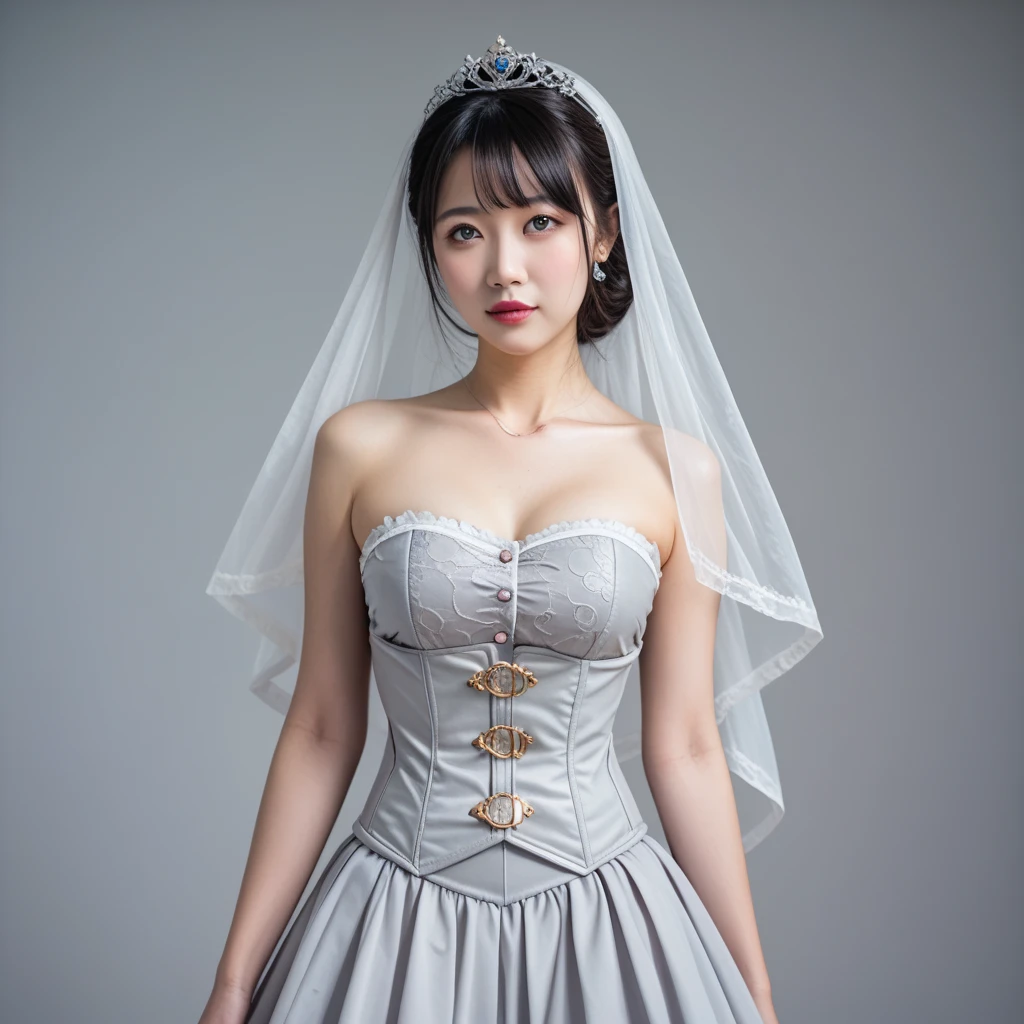 a snake dressed as a bride, Ghibli-like colours, anime, glowing light