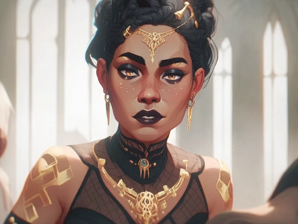 (masterpiece:1),(best quality:1),highly detailed,absurdres,intricate,volumetric lighting,cinematic lighting,award-winning,macro vivid colors
mature woman, looking at viewer
Mel Medarda <lyco:MelMedarda_v10:0.8>