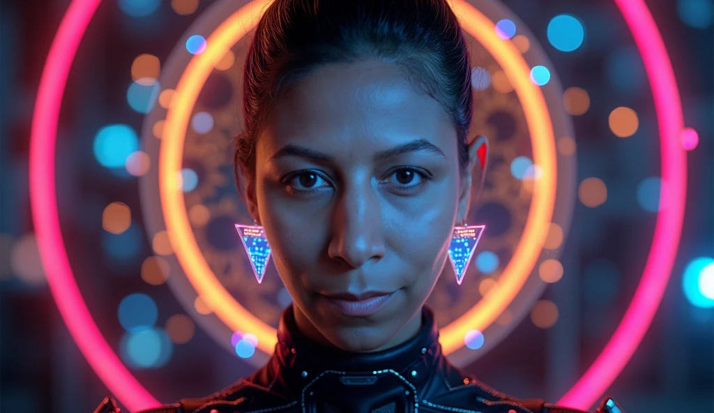 izzyGre1 in cyber neon lighting, futurism, intricate futuristic jewelry accessories, cyberpunk glossy white latex turtleneck, hyper photorealistic, crispy quality, digital photography, trending in artstation, trending in pinterest, cinematic, 4 k ultra hd, art by pascal blanche, art by greg rutkowski