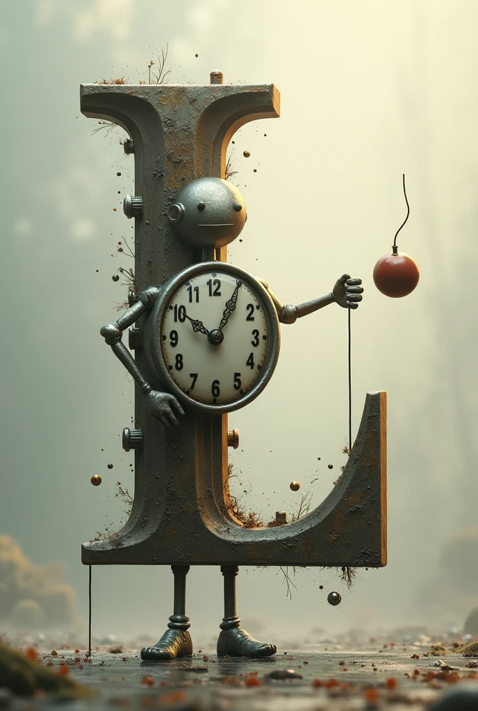 create an image for my designer clothing brand called you kill time 8infinty  while including a clock or time piece killing its self and be detailed