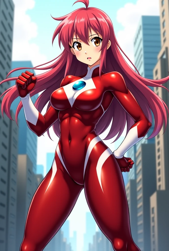 masterpiece, best quality, very aesthetic, absurdres, 1girl, solo,standing_split, standing on one leg, standing split, full body, ,early,d.va(overwatch),1girl, bodysuit, breasts, brown_hair, facial_mark, gloves, headphones,long_hair, pilot_suit, whisker_markings, white_gloves, holding gun,