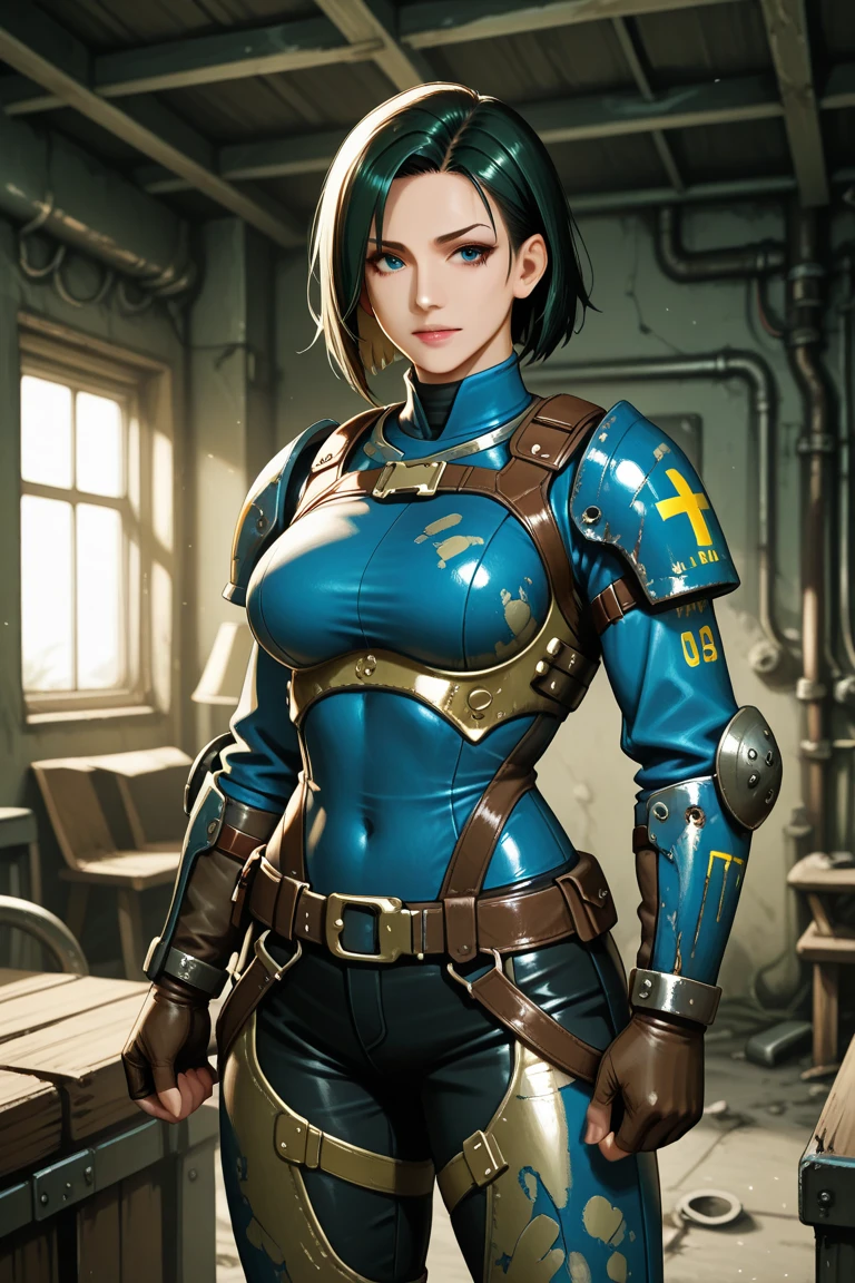 (high resolution, pixel perfect, gorgeous illustrations), (hyper quality, muste piece, etheric: 1.4), (((1girl))), (((((((pussy))))))), tattoo, mature woman, cool atmosphere, black hair, ((((very short hair)))), (((blush))), (((((((muscular))))))), ((thick thighs)), (((wide hips))), ((Big breasts that are about to burst)), fighter, (((woman))), ((((wh_chi_armor)))), (((bike shorts))), lewd woman, (shiny skin), sweat, simple background,