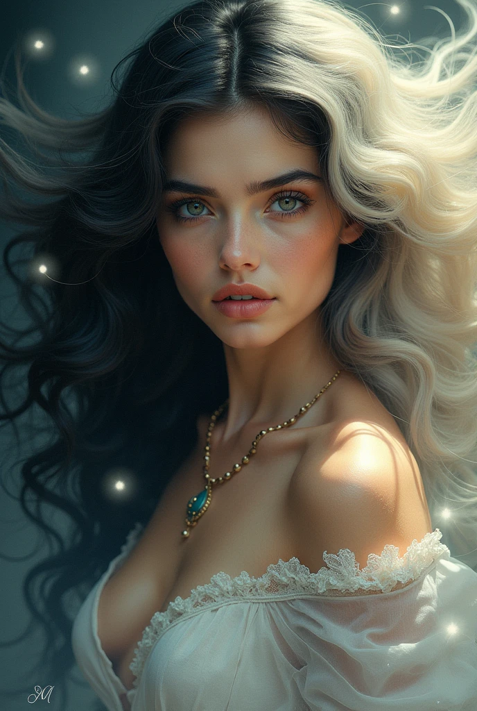 High quality work,realistic works,Super premium graphics,8K HD CG funciona,High quality graphics,Exquisite, high-definition CG works.,10x pixels,ultrafine details:1.1,Advanced technical details:1.1Realistic photo effects,Indoor lighting effects.:1.5,natural soft light:1.5. light effect(Virtual light effects:1.8),ultra high resolution,sparkly dress,long silver hair,silver hair,transparent fur,very detailed hair(Quality hair details.:1.1)turquoise green eyes,Double eyelids look good.,Sharp eye makeup, Create exquisite eyelash makeup, thin eyebrows, Ultra detailed eyes,a high nose, beautiful red lips, pink cheeks, With delicate makeup on her face. , pretty face, The shape of the face is perfectly proportioned.,(Advanced facial details:1.1) Masterpiece photography capturing the essence of a dream experienced by an amazing young Caucasian woman., perfect face, beautiful and detailed, realistic skin pores, clear and sharp eyes, (nipple slip), Red tone transparent and revealing dress, wrapped in tendrils of smoke that transform into surreal butterflies around her, in dream, It is located in a fantastic landscape full of vibrant colors and surreal elements.., The atmosphere is dreamy and ethereal.., with soft bright lights illuminating the scene, The young woman appears confident and radiant., surrounded by symbols of her aspirations and inner strength, The overall mood of the image should evoke a sense of wonder.., empowerment, and unlimited possibilities, complex lighting, rim light, (wind:1.3), ,female artwork,Full body dressing video,Realism,Incredible cleavage,My eyes are very bright today