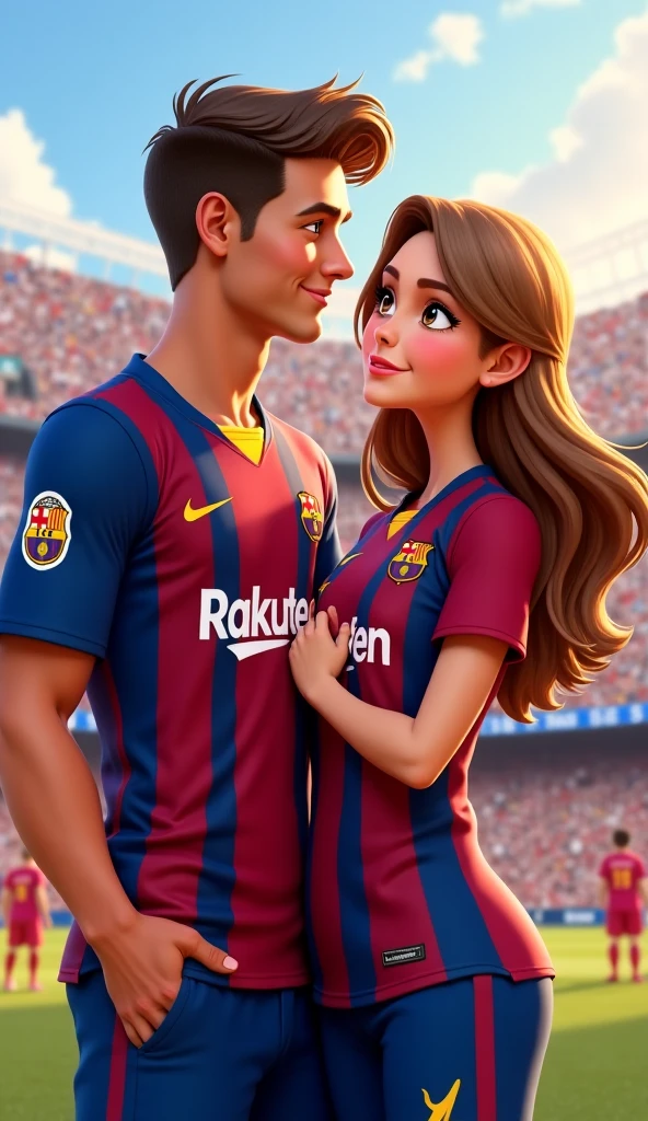 Messi saying ooh Antonella make a man out me