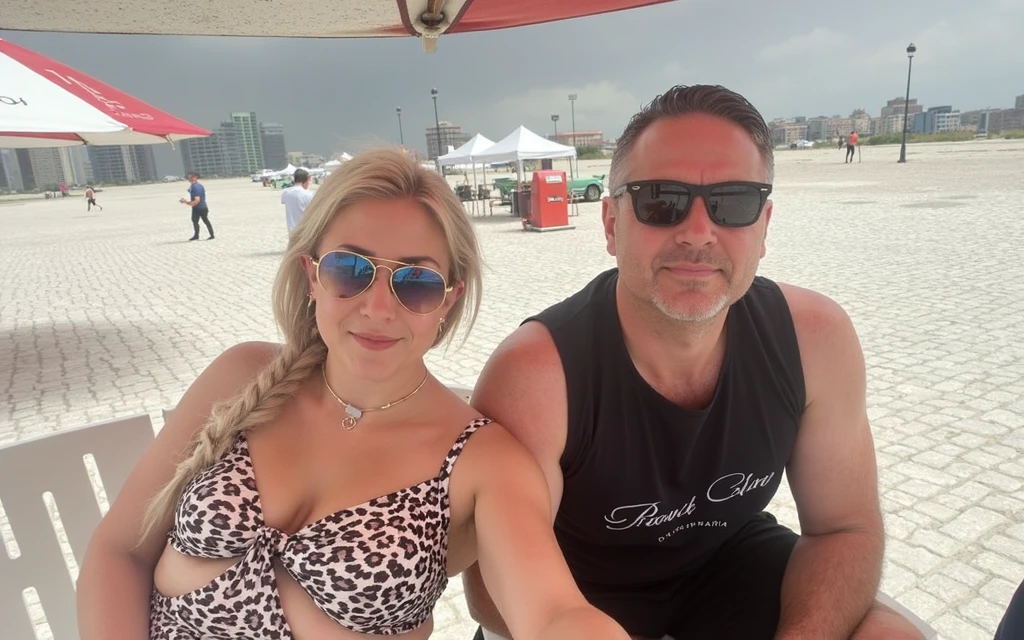 There are two people sitting at a table with a plate of food, Fotografia tirada em 2 0 2 0, fotografia de perfil, imagem de perfil, Mulher de 30 anos, 3 0 anos de idade mulher, cerca de 3 5 anos, facebook post, fotografia, instagram post, 3 0 anos mulher, tomada em 2 0 2 0, no oceano, Malika Favre