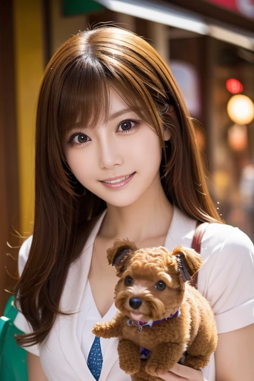 Tabletop、highest quality、figure、 Super detailed、In detail、 High resolution、8k wallpaper、Perfect dynamic composition、masterpiece, 4K, Bokeh, Cute cream colored long haired pomeranian