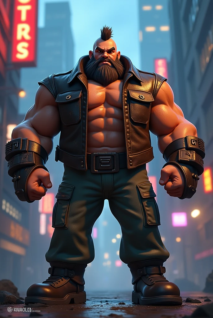 realistic representation of a strong chubby cyberpunk bearded chubby man walking towards the camera, com um passo forte e confiante, vestindo um trench coat futurista, Visible cybernetic enhancements to his arms and face, and a cityscape with imposing buildings lit by neon in the background, (dystopian:1.2), (ambiente arenoso e industrial), (dynamic lighting), (attention to realistic details) neon matrix theme in the background