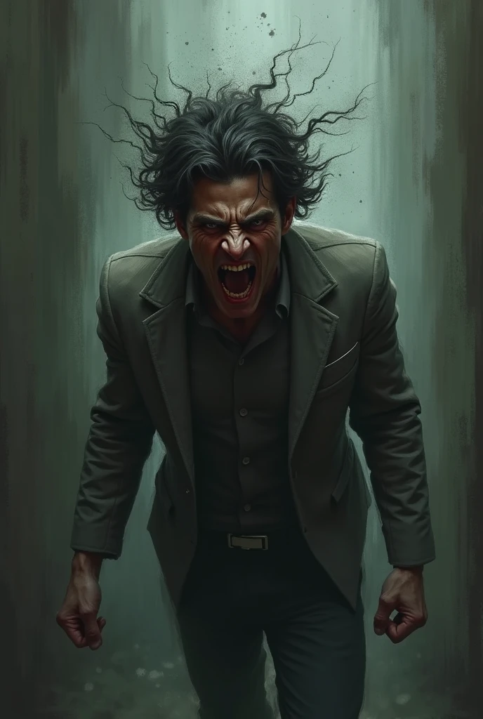 a drawing of a zombie Vampire with his mouth open and his mouth wide open, anger. hyper detailed, hyper realism scary, by Todd Lockwood, by Santiago Martínez Delgado, screaming. not realistic, lee bermejo, very coherent. high detail, by Stefan Lochner, by Joong Keun Lee, by Darek Zabrocki