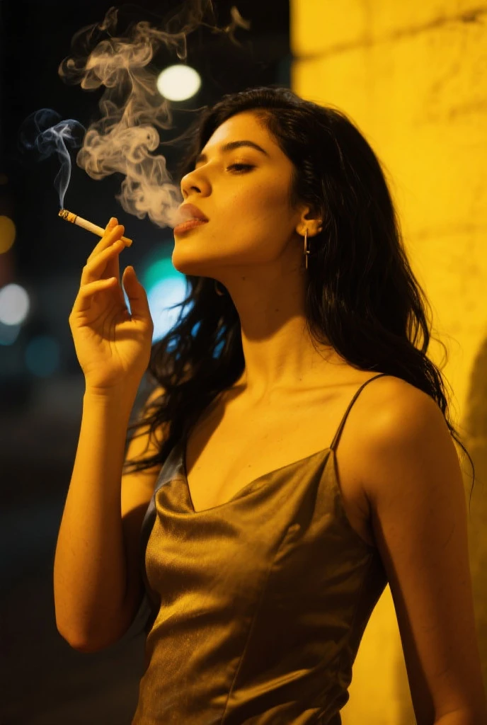 V1 from ultrakill smoking a cig