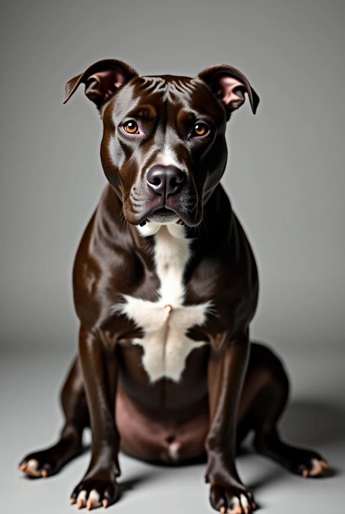 American Pit Bull Terrier on the Cover of a Fashion Magazine