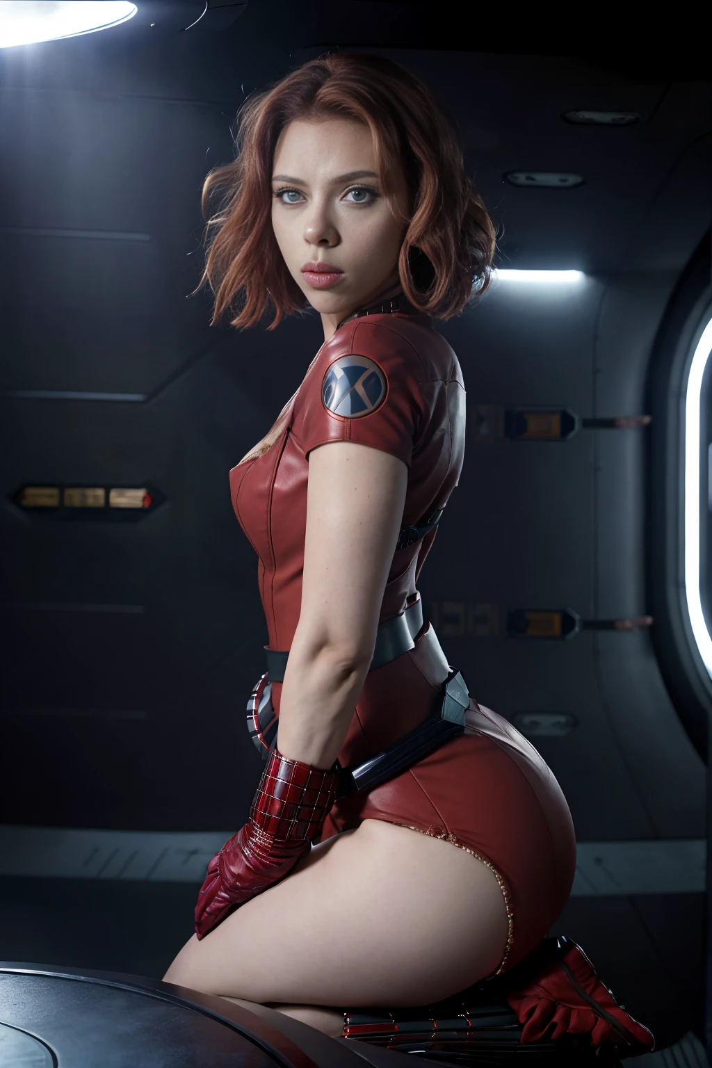 (Scarlett Johansson open thighs),(Natasha Romanoff manspread),solo,solo,red hair,very real,(sexy Scarlett party dresses), (sexy white panties),slender,shoot from below,wind from below,((Top Quality)), ((Masterpiece)),Perfect Face,solo,1girl,coverd nipples,manspread,