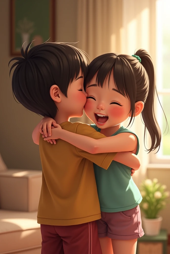 Let the kids hug each other