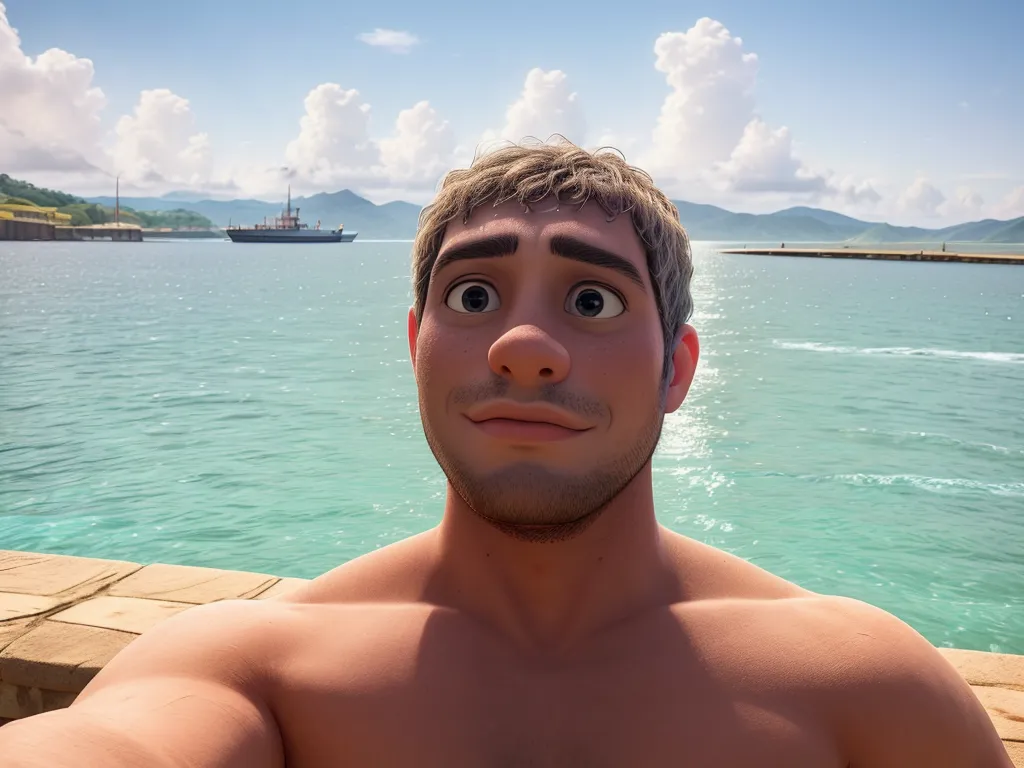 Um homem no estilo pixar, super man, alta qualidade, melhor qualidade
