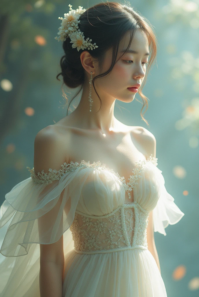 beautiful women controlled by strings like dolls