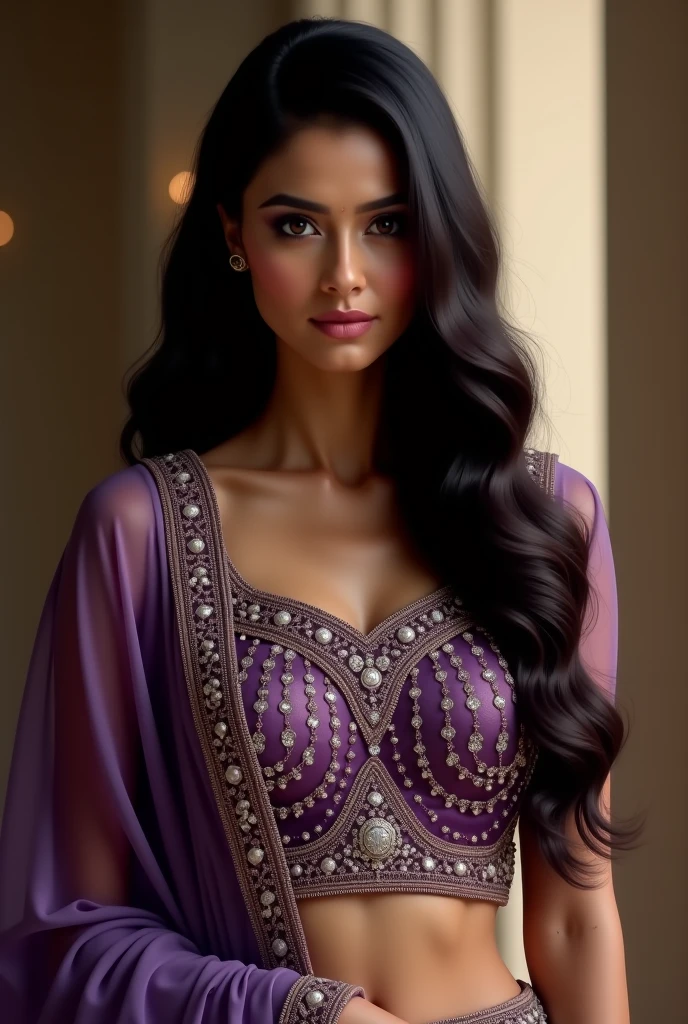 masterpiece, best quality, extremely detailed, hyperrealistic:1.1, photorealistic, a beautiful 20s russian model, ultra detailed face:1.1, curly hair, black hair, purple dress, sunglasses on head, dynamic pose, extra arms:1.2, 10 arms:1.2