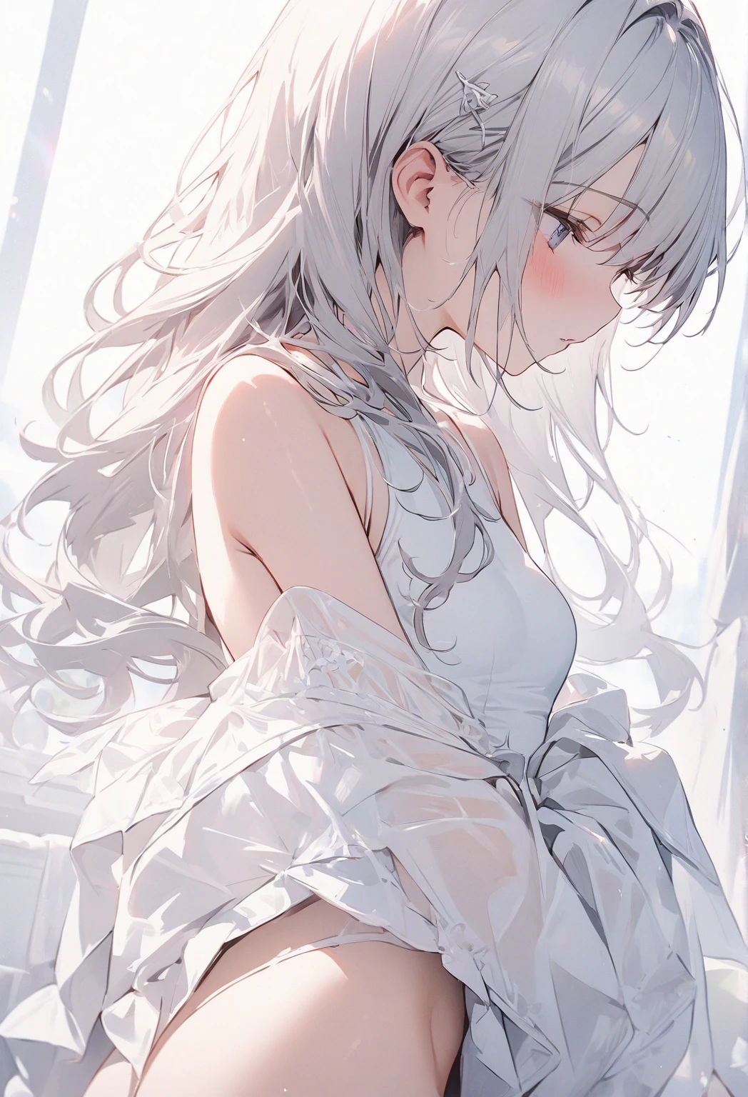 White cotton panties