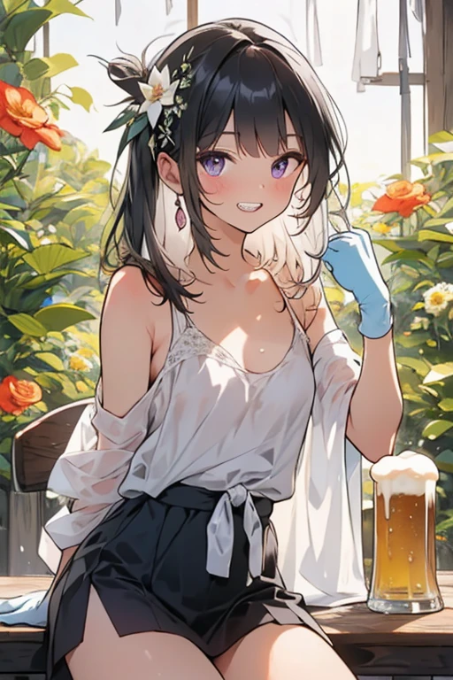 (perky chest:1.2), (pointed chest:1.2),(((Black Tunic:1.3))),(((cakes and bread in the basket),Cute and beautiful girl,Cute round face,Cute smile,with blush cheeks,Red Lip,solo, looking at viewer, open mouth, have a cute grass of cute beergrass,black hair, dark green eyes, dress, bare shoulders, jewelry, collarbone, sidelocks, hairband, earrings, indoors, off shoulder, sweater, arms behind back, plant, short hair with long locks, gild hairband, off-shoulder dress, sweater dress, off-shoulder sweater, black sweater, dark gord hair, big side hair, very long side hair,is rendered in (masterpiece: 1.2, best quality), with (ultra high resolution) and an exquisite (depth of field),(Bangs are see-through bangs),hair pin,hair adornments,detailed clothes features,Detailed hair features,detailed facial features,(Dynamic angles),(Dynamic and sexy poses),Cinematic Light,(masutepiece,top-quality,Ultra-high resolution) ,(The 8k quality,Anatomically accurate facial structure,),(Sea Art 2 Mode:1.3),(Image Mode Ultra HD) ,(Hold a coffee in your hand:1.3),delicate beautiful face, Bright blue eyes, cute eyes, sparkling eyes, Big eyes, (perky chest:1.1), (pointed chest:1.3), looking at viewer,
