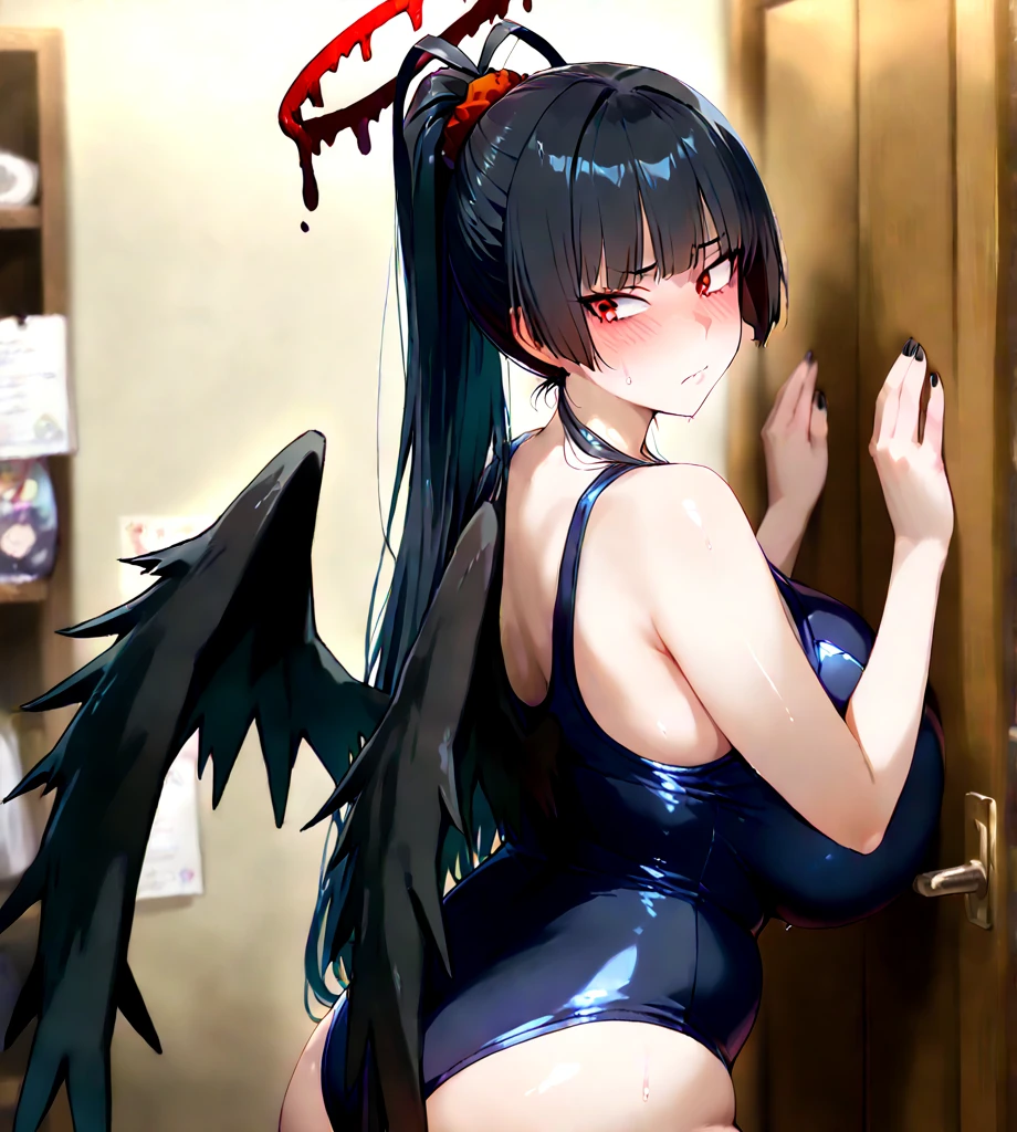 (best quality, masterpiece, uncensored, high quality, ultra detailed, extremely detailed CG, beautiful face, beautiful eyes, beautiful hair), solo, (1girl:black eyes, (((ois hair, hair intakes, Hair Flaps, pig tail)))), (((((cassock, collar))))), (((((extremely awesome detailed deep-silky-healthy-lackwarm-foundational-baby face))))), nsfw, pussy, skindantation, hiqcgbody,(gleaming skin), (outdoors, alley:1.2), masterpiece,best quality,(size difference:1.4),(huge male necromancer,(monster:1.3),vampire standing:1.3), meatshield style and (1girl) and (monster sex), motion lines,(suspension,reverse suspended congress),(absurd stomach bulge), collar, chain,cum, penis, tears, pointy breasts, nipples,large insertion,teeth, bound, bdsm,rolling eyes, vaginal,bondage,navel, tongue, open mouth, crying with eyes open, pussy, ahegao, tongue out, spread legs, (legs up),restrained, testicles,fucked silly, cuffs, nude, black collar,veins,arms up, (eerie atmosphere, horror theme), suspenders, (extremely awesom e detailed and ribbon:1.3),(extremely awesome detailed deep-silky-healthy-lackwarm-foundational-soft-skin:1.1), (extremely awesome detailed gleaming skin), (extremely awesome detailed pretty face, extremely awesome detailed eyes, extremely awesome detailed shiny hair:1.2), (embarrassed, closed mouth:1.4), extremely awesome detailed dynamic lighting, extremely awesome detailed caustic, extremely awesome detailed deep shadows,(best quality, highres, absurdres, extremely awesome detailed CG unity 8K HDR wallpaper, perfect anatomy:1.1),(extremely awesome detailed realistic, extremely awesome detailed 3d:1.0)